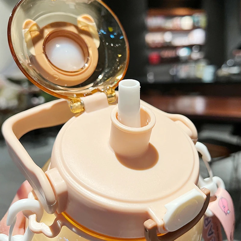 Бутылка для воды с милым медведем на 1 3 литров девочек детский уличный чайник