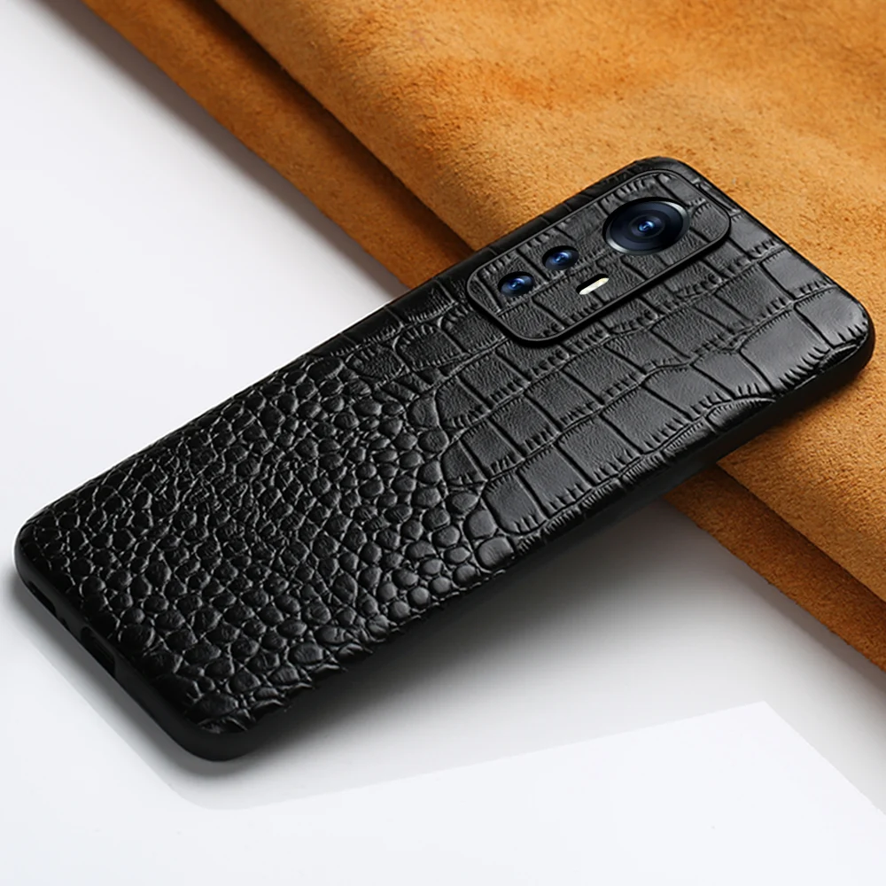 Genuine Leather Case for Xiaomi Mi 13 11 12 Pro 11T 10T Poco X3 Pro F3 GT M3 M4 Pro Cover For Redmi 10 Note 10 Pro Note 8 9 Pro