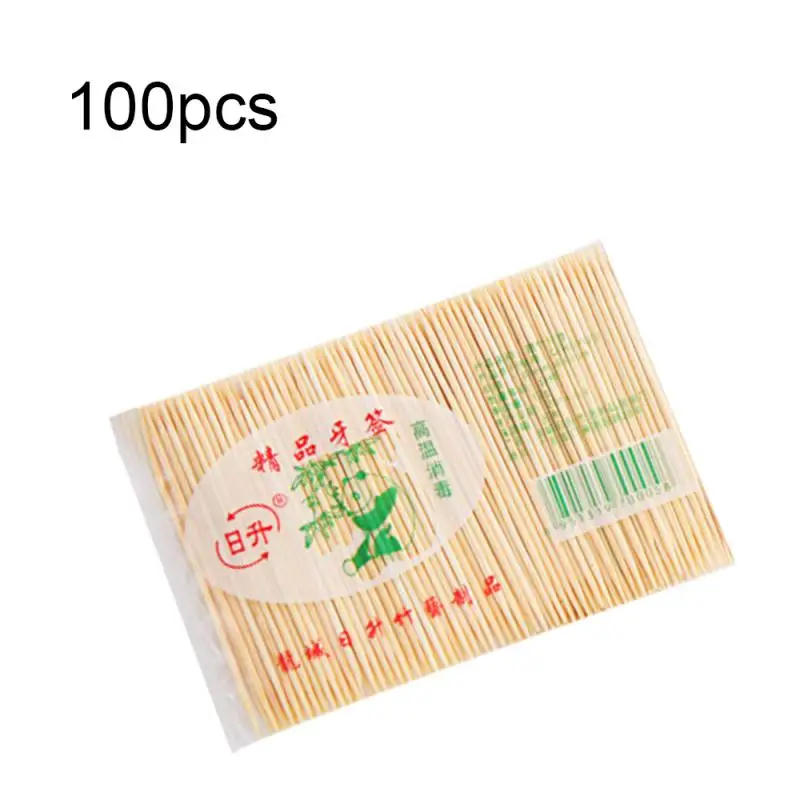 

Одноразовые натуральные зубочистки из бамбука