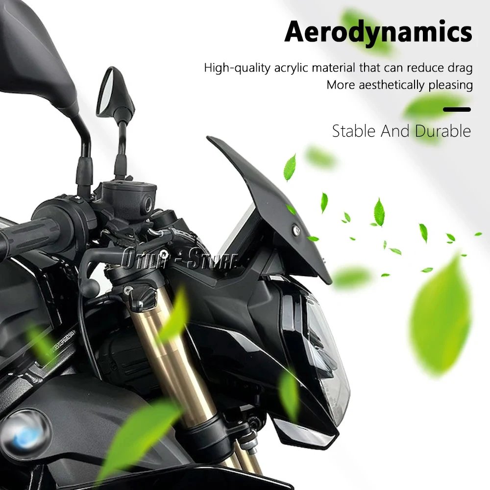 Новое лобовое стекло мотоцикла S1000R для BMW S1000 R S 1000 2021 2022 2023 ветрозащитный экран