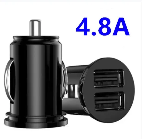 

2.4A 5V Dual USB Car Charger 2 Port Cigarette Lighter Adapter Charger USB Power Adapter For All Smart Phones