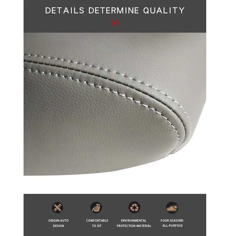 Наклейка на крышку подлокотника центральной консоли из искусственной кожи для