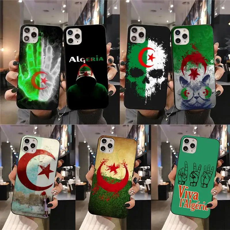 Чехол с флагом Алжира для телефона iphone 13 12 11 Pro Mini XS Max 8 7 Plus X SE 2020 XR |