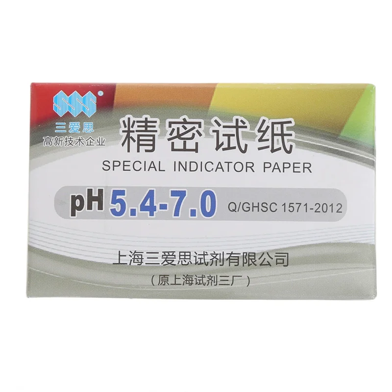 

Accurate 80 Pieces PH 5.4-7.0 Test Papers Strips Indicator Paper Lab Litmus