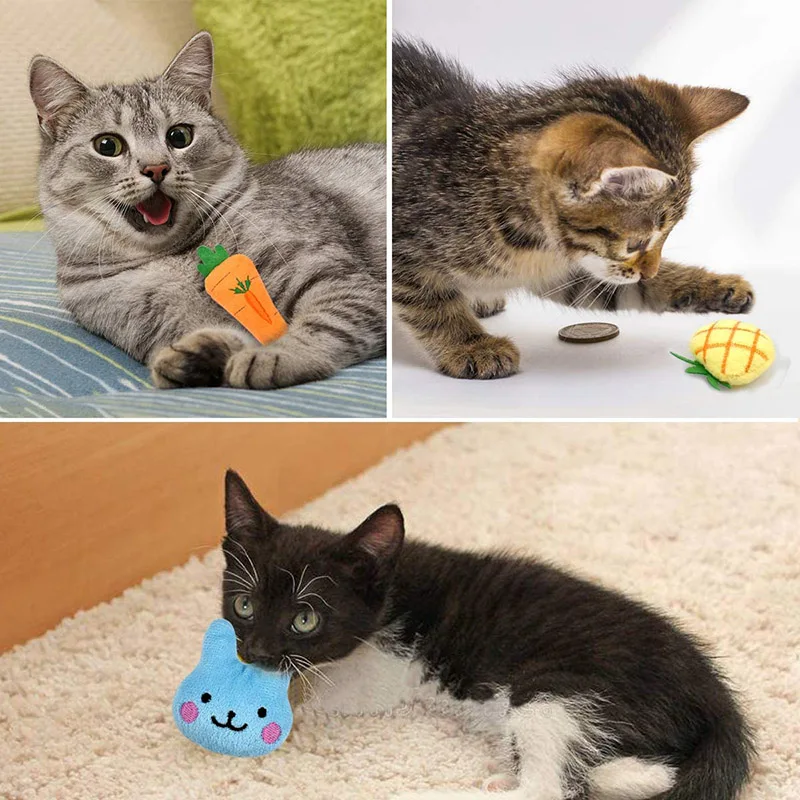 Фото Натуральный мяч для кошки, мята, мята, забавная игрушка для кошки, устойчивая к укусам, чистящая зубы игрушка для кошки, органические премиум... №4