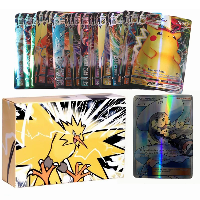 

200 шт./набор, детская игра «Покемон»