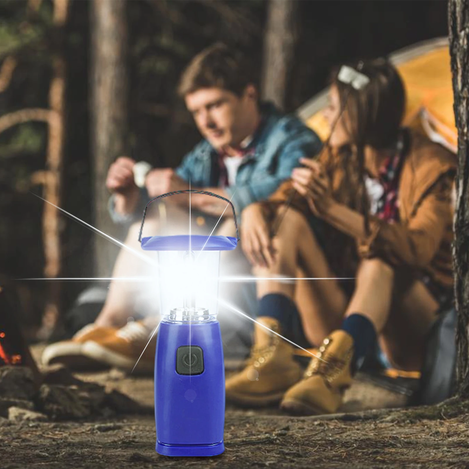 

Фонарь на солнечной батарее, 6 светодиодов