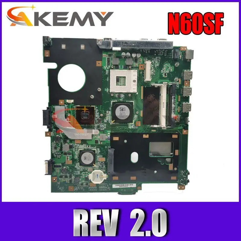 

Материнская плата N60SF REV2.0 для ноутбука Asus N60SF, материнская плата N60SF, тест материнской платы 100% ОК