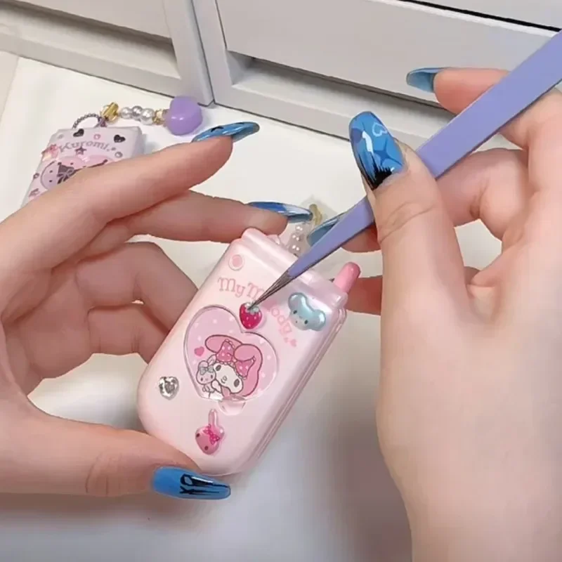 Симпатичная модель телефона-раскладушки Sanrio Hello Kitty Kuromi моя леди самодельная