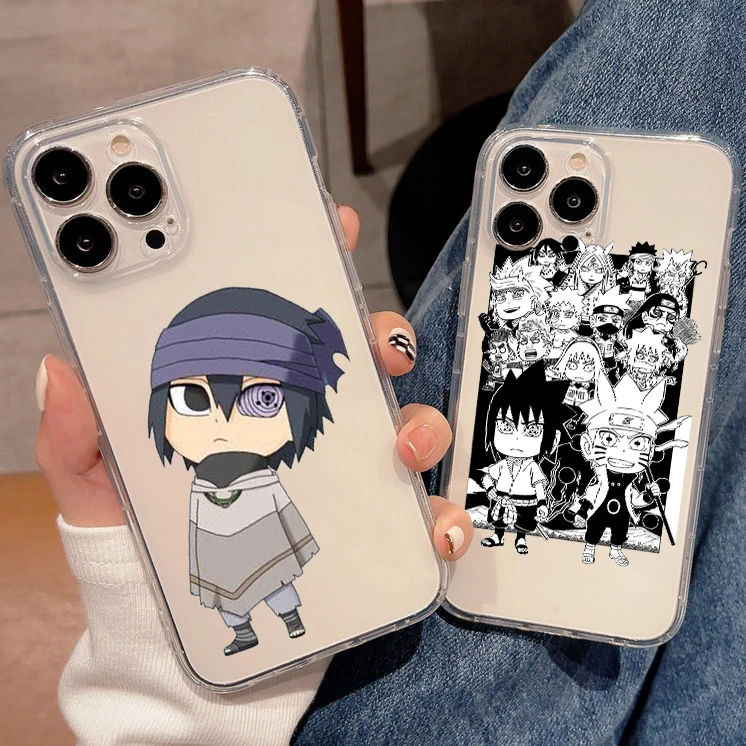 

Naruto Anime Phone Cases For iPhone 11 12 13 Mini SE 2020 6 6S 7 8 Plus X XS XR Pro Max Soft TPU Clear