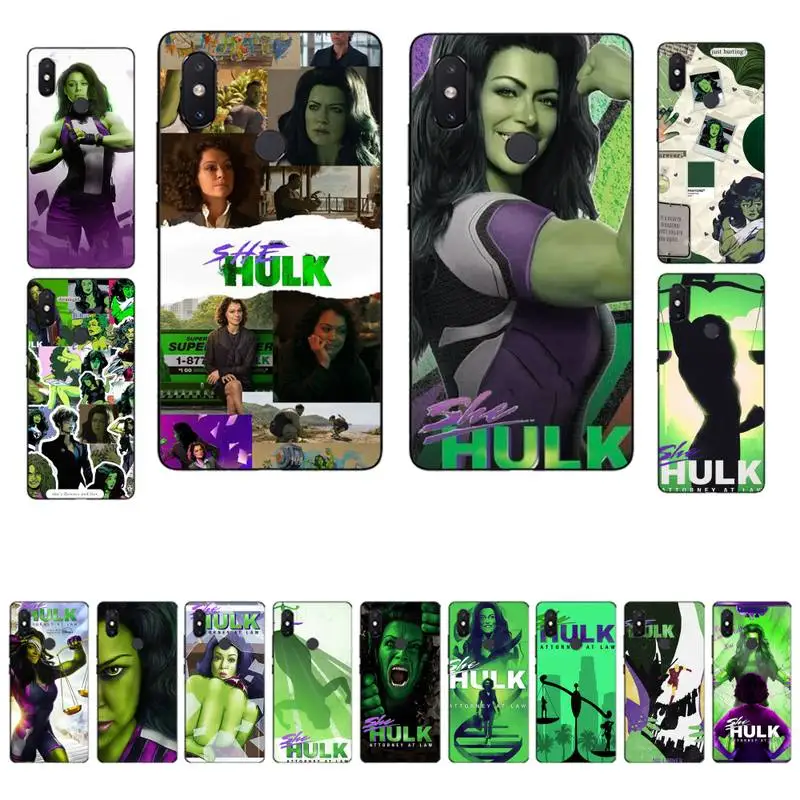 

Disney She Hulk Phone Case for Xiaomi mi 8 9 10 lite pro 9SE 5 6 X max 2 3 mix2s F1