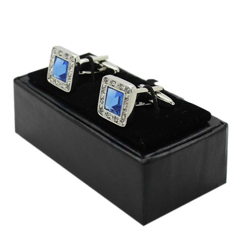 

Black Mens Leather Travel Cufflinks Ring Storage Box for CASE Ring Holder For Jewelry Storage Travel Ring Display for Ca