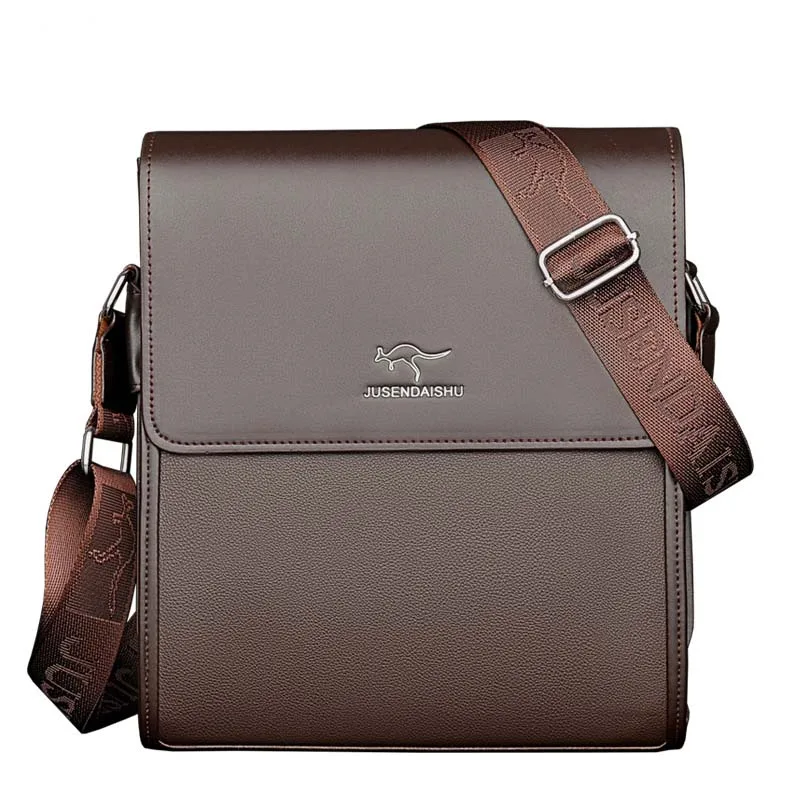 Luxury Brand Vintage Man Bags Leather Shoulder Bag For Men Business 2023 Waterproof Crossbody Bag Male Fashion Casual Handbag