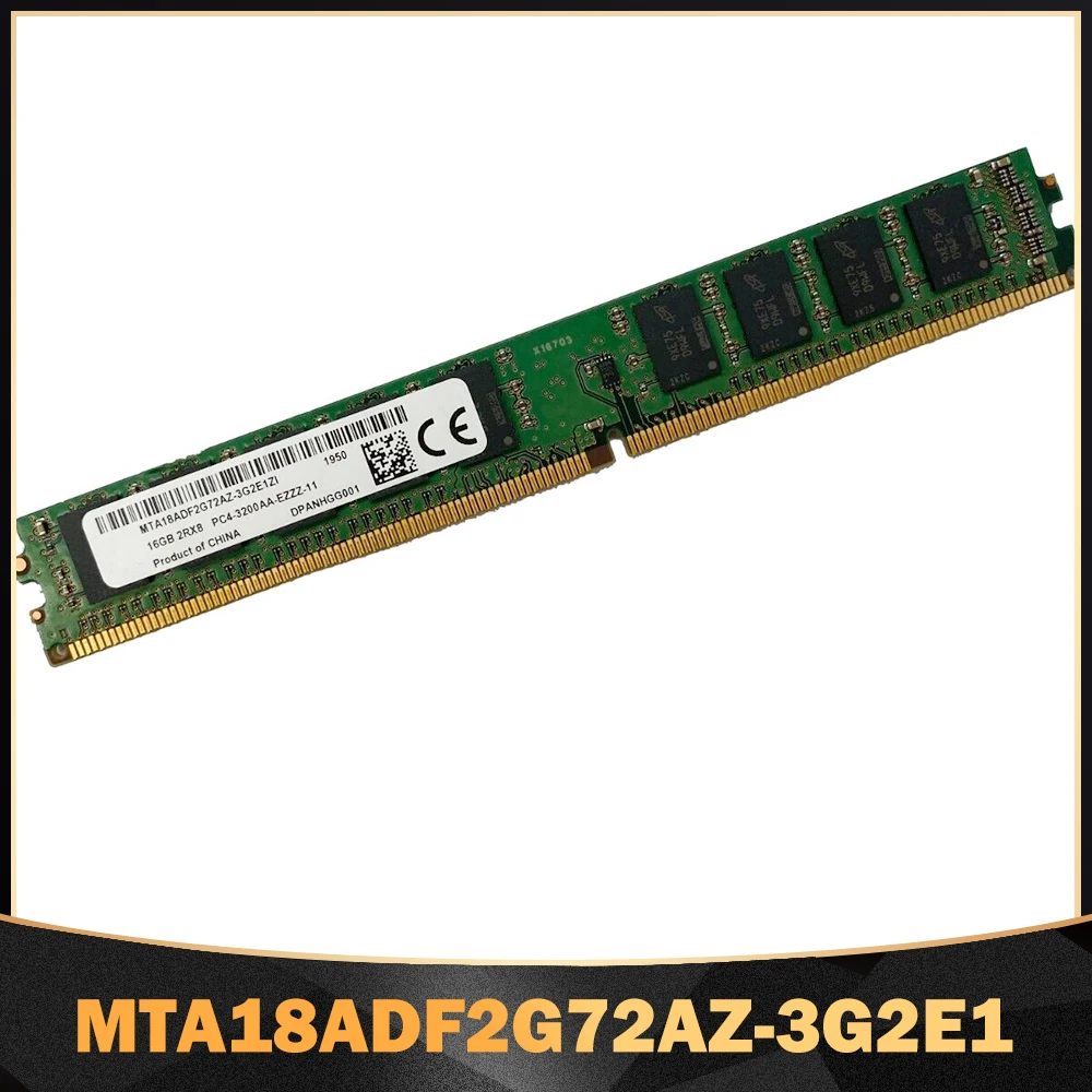 

Оперативная память 16 Гб 16 Гб 3200 DDR4 2RX8 UDIMM ECC узкая VLP для MT-сервера