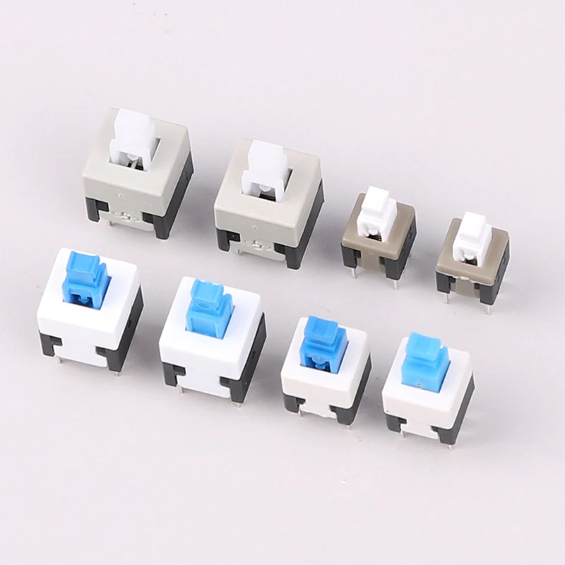 

10PCS Self Locking / UNlock Push Tactile Power Micro Switch 6 Pin Button Switches