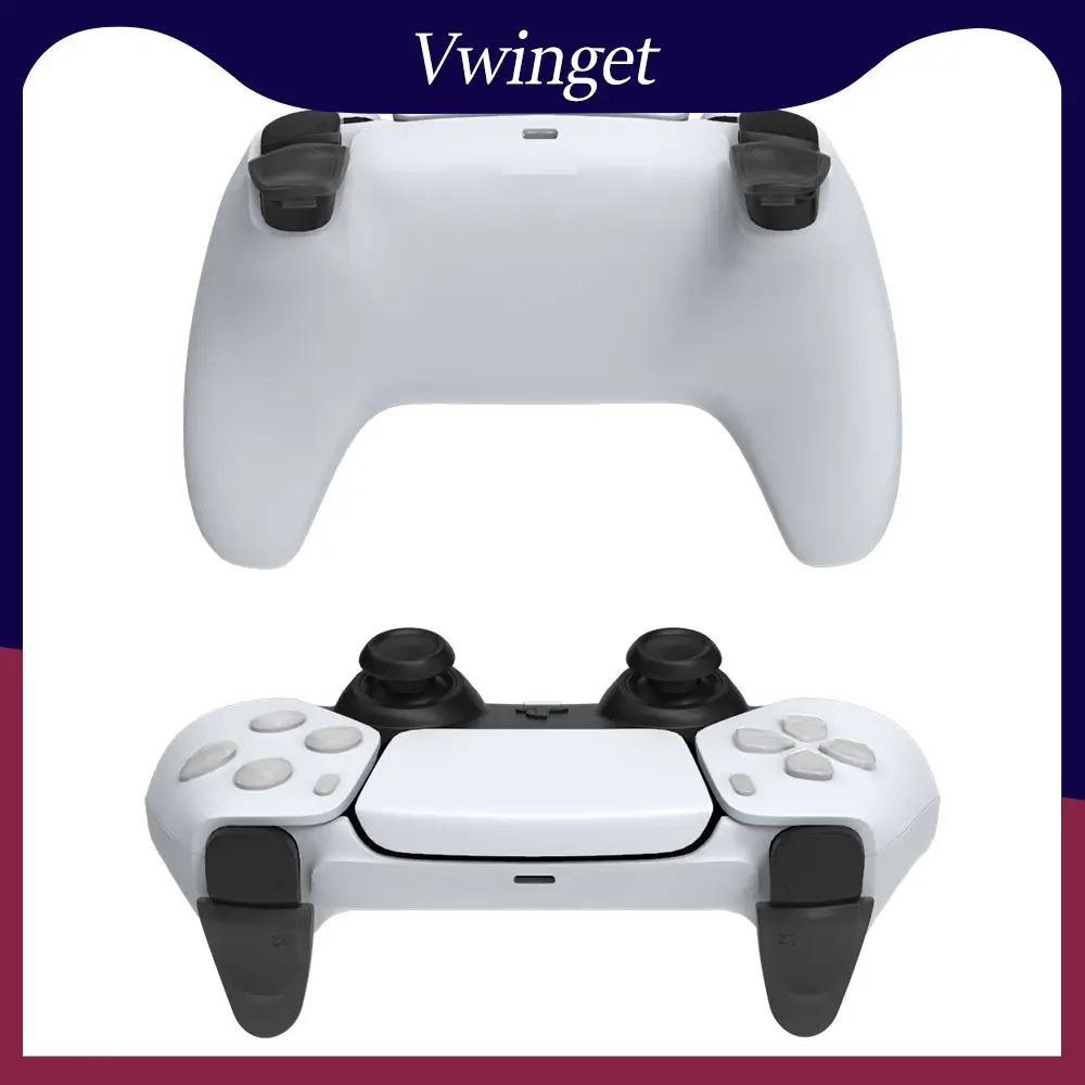 

Black For Games Joystick Caps For Ps5 Dualsense Ergonomics L2 R2 Extenders Silicone Joystick Thumbsticks Portable Abs