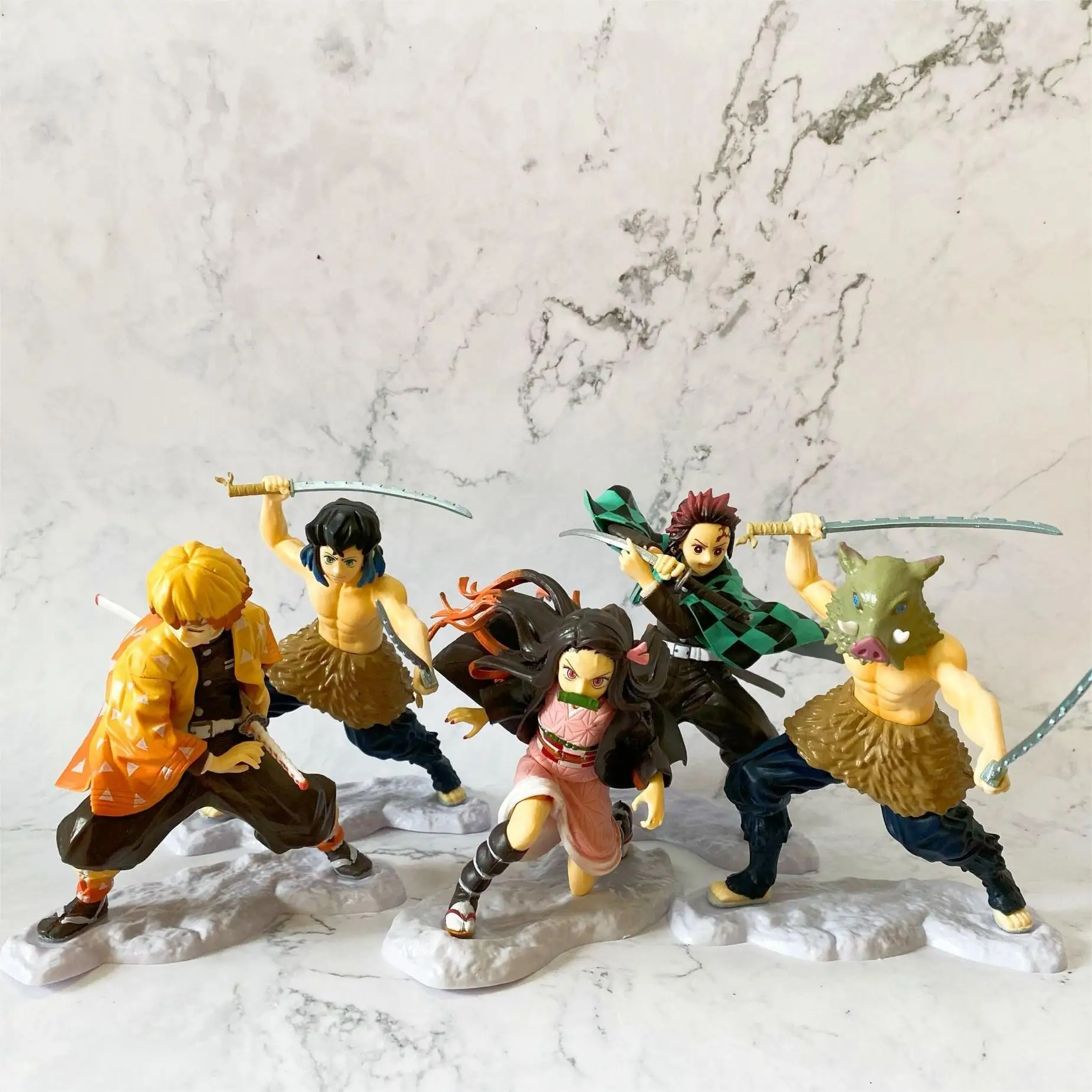 

Demon Slayer Figure Tanjirou Nezuko Room Decor Gift Original Anime Action Figurine Free Shipping Items Toy for Boy Collection