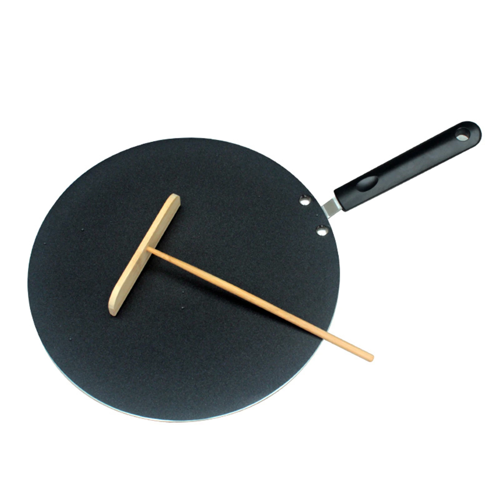 

Сковорода для блинчиков 11,8 дюйма, антипригарная плоская сковорода Tawa Griddle, сковорода с длинной ручкой для тортил, блинчиков, ротиса, блинчик...