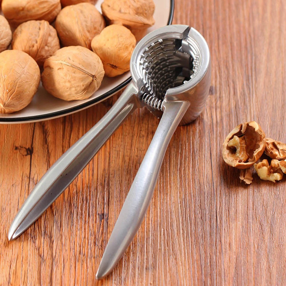 2022 New Crack Almond Walnut Hazel Filbert Nut Kitchen Nutcracker Sheller Clip Clamp Plier Cracker Pecan Hazelnut Crack Tools