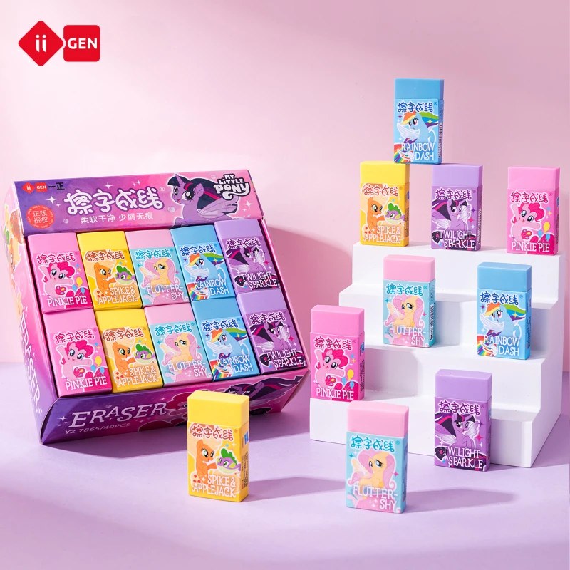 Iigen натуральный My Little Pony красочный ластик детские креативные канцелярские