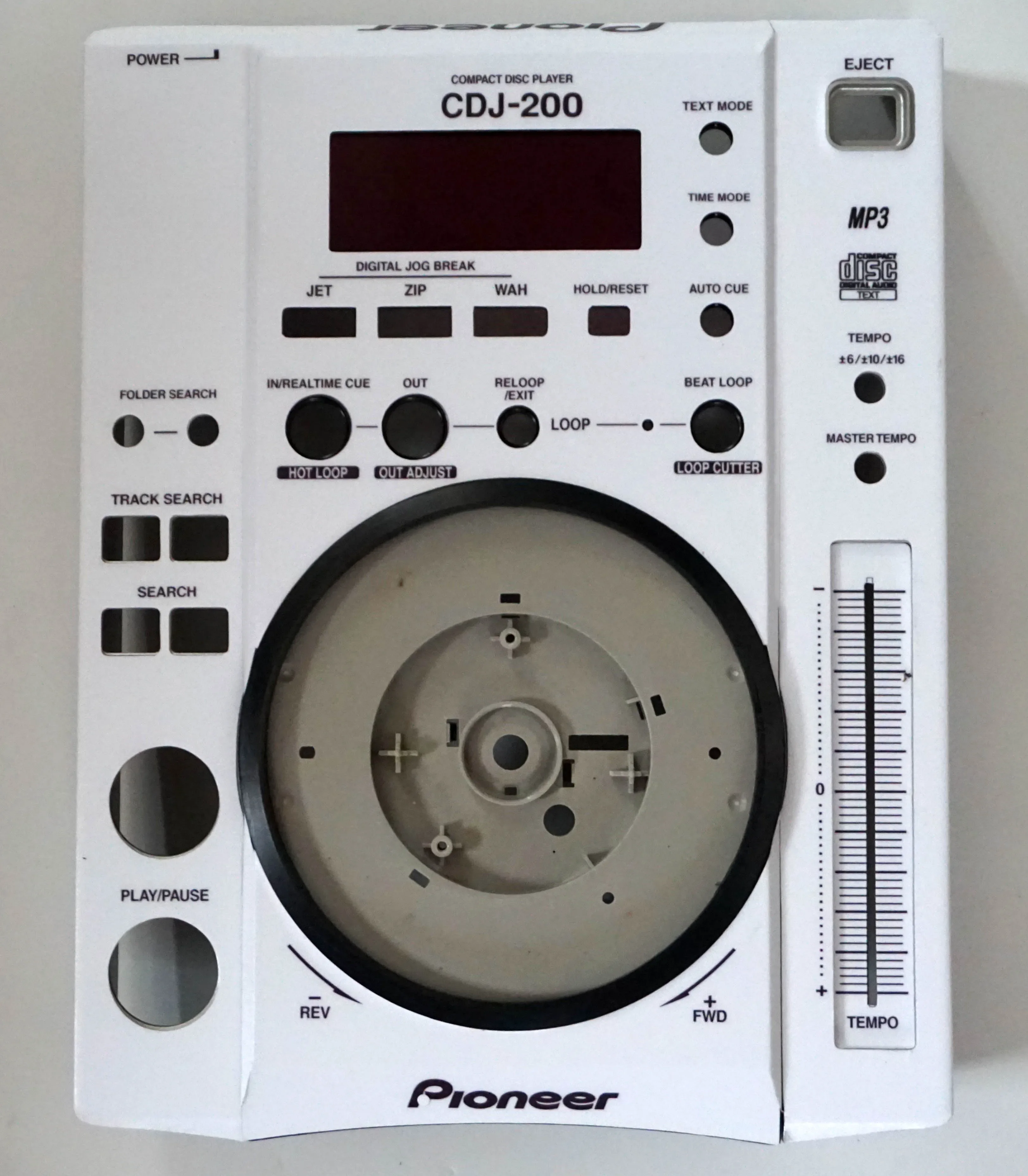 Пленка для проигрывателя дисков Pioneer CDJ-200 не железная панель