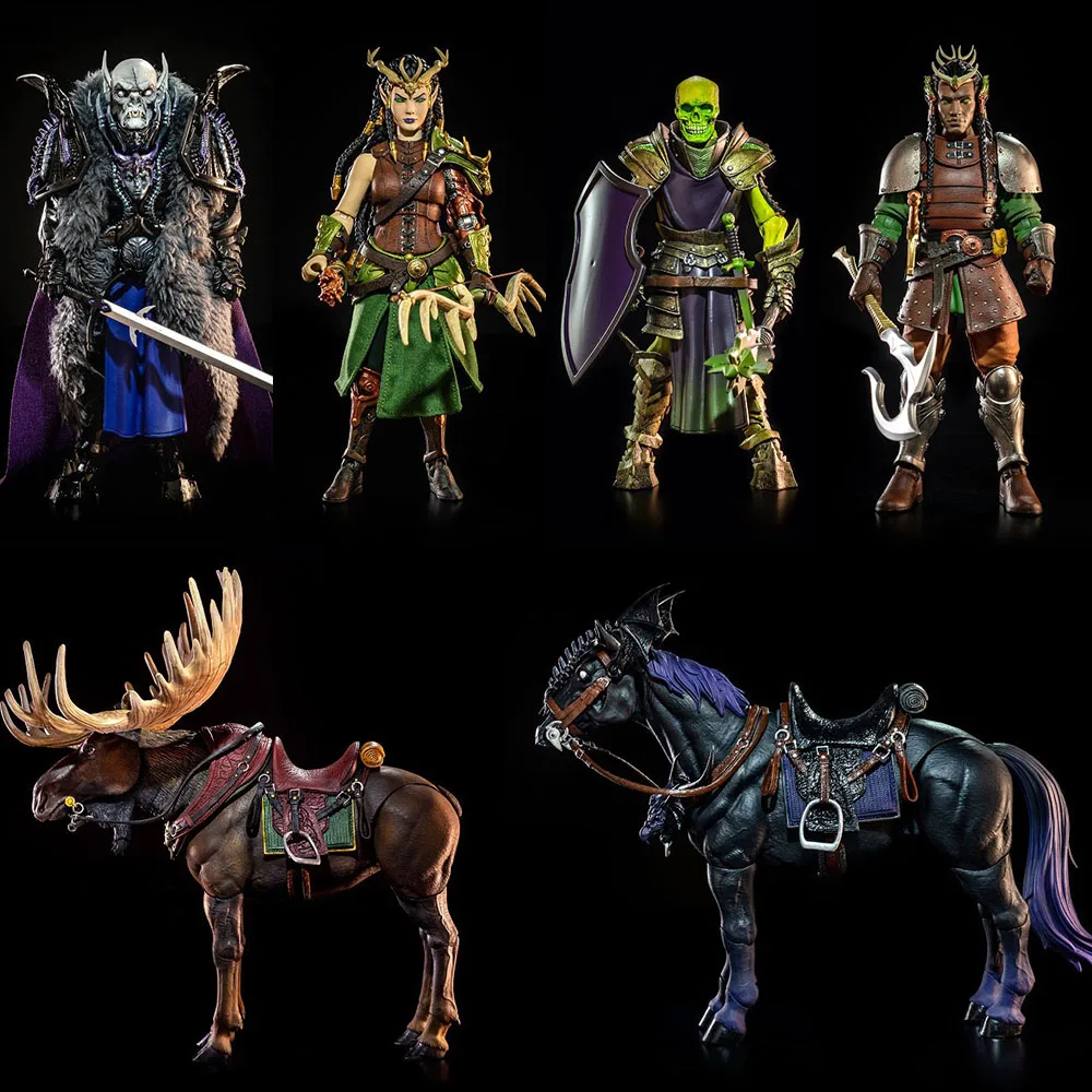 

Anime 1/12 Classic Fantasy Theme Legion Series Battle Suit Version War Horse 6Inches Action Figure Model Collection Gift