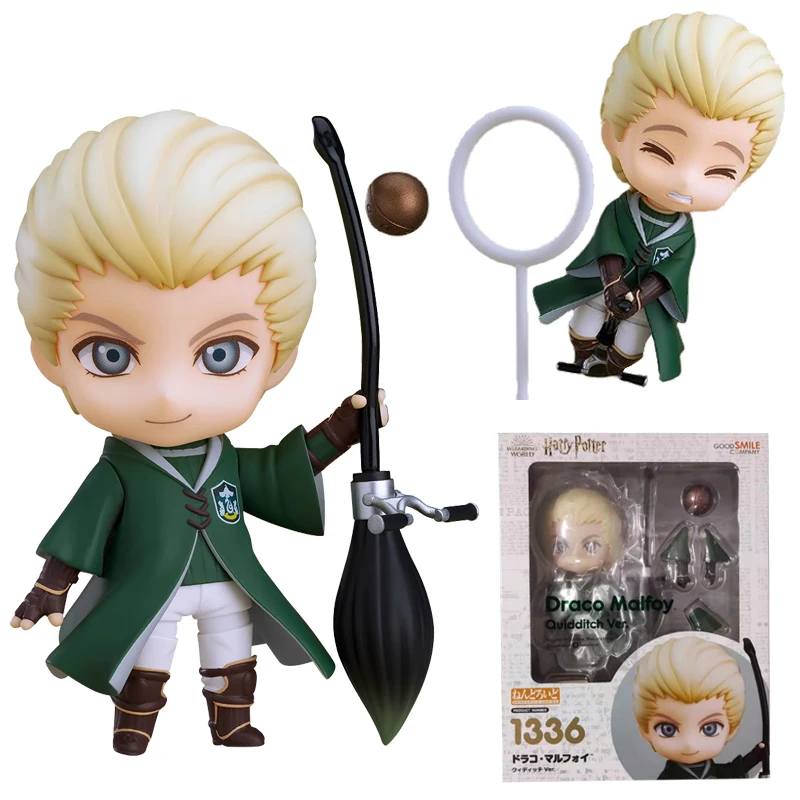 

In Stock Original GOOD SMILE GSC 1336 NENDOROID Draco Malfoy Quidditch Harry Potter and The Sorcerer's Stone Anime Figure Model
