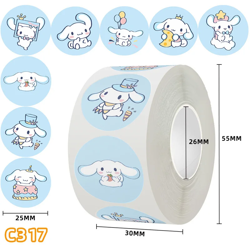 12set/ лот Sanrio корица Kuromi мелодии уплотняющие кэт стикеры милые Scrapbooking DIY дневника