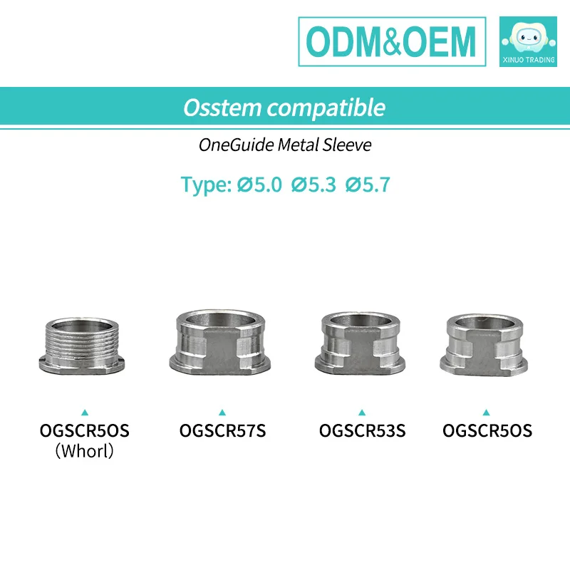 Фото Металлическая направляющая втулка из титана Grade 5 для Osstem TS One Guide, для системы TS, заводской запас, быстрая доставка №4