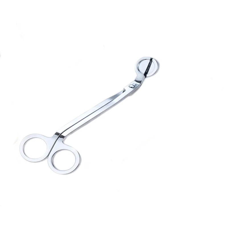 1pcs Candle Wick Trimmer Stainless Steel scissors trim wick Cutter Snuffer Round head 18cm Black Rose Gold Silver |