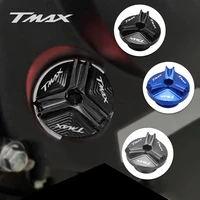 motorcycle aluminum engine oil drain plug filler caps cover sump nut cup filter for yamaha tmax 500 530 2008 2017 2016 2015 2014