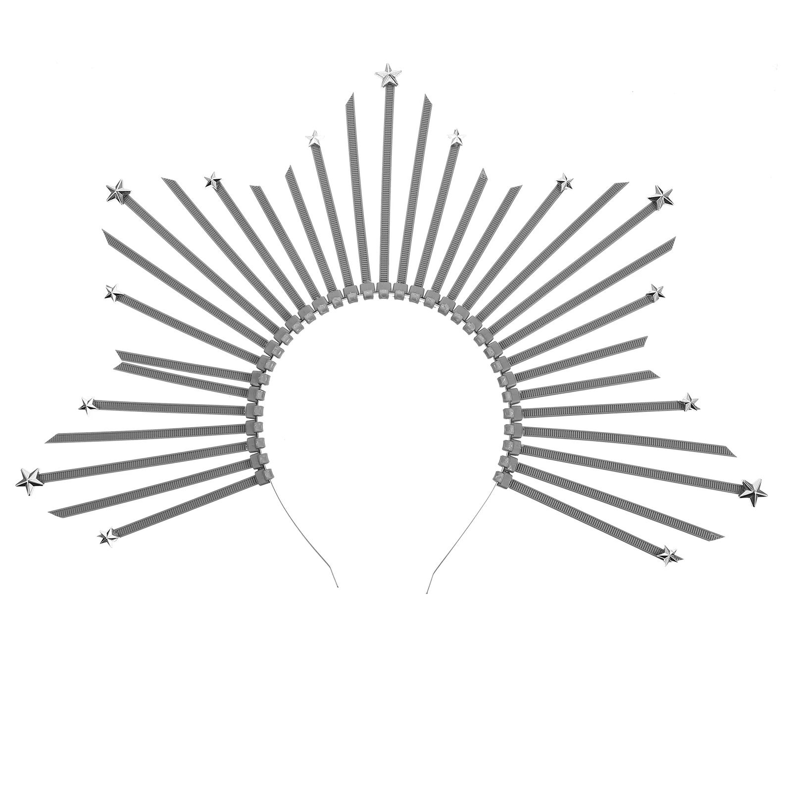 Повязка на голову свадебные аксессуары для волос галстуки с шипами декор отпуска