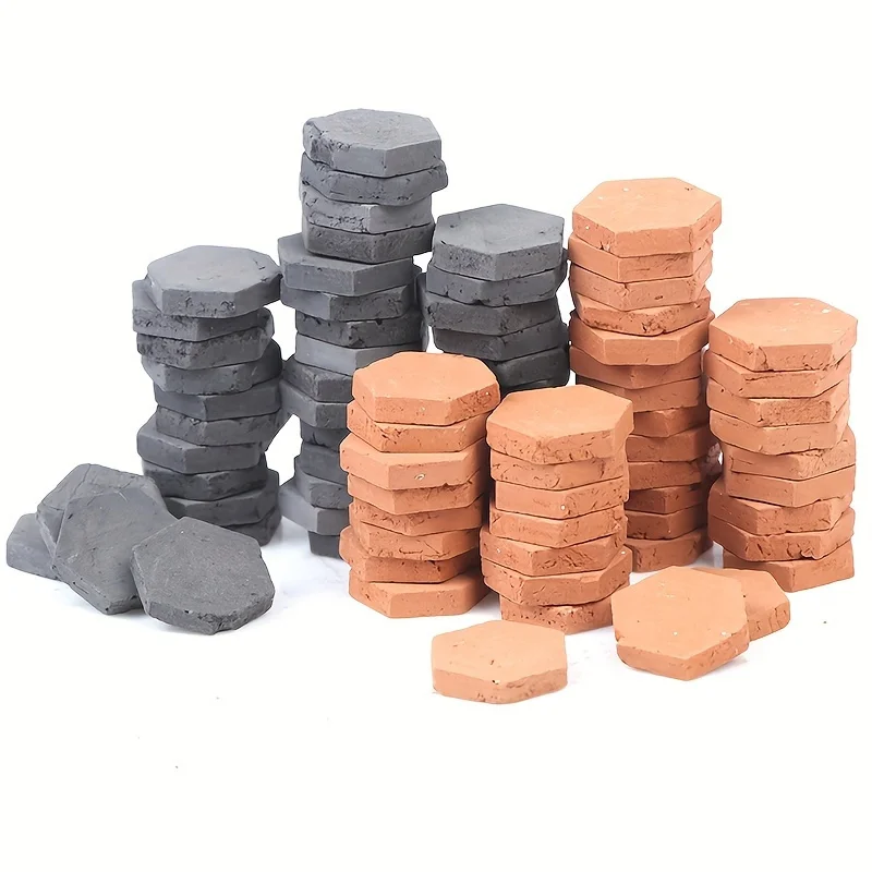 scale small six-sided brick model - the perfect proportion for a realistic fake brick dollhouse - Christmas gift, birthday gift