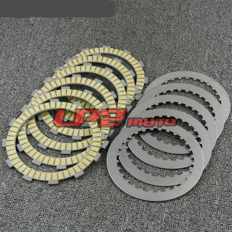 

Clutch Plates Discs for Honda CBR400RR NC23 86-93 CBR600F Hurricane 87 88 89 90 CBX550F CBX550 Four 82-85 VT1100C Shadow 87-98