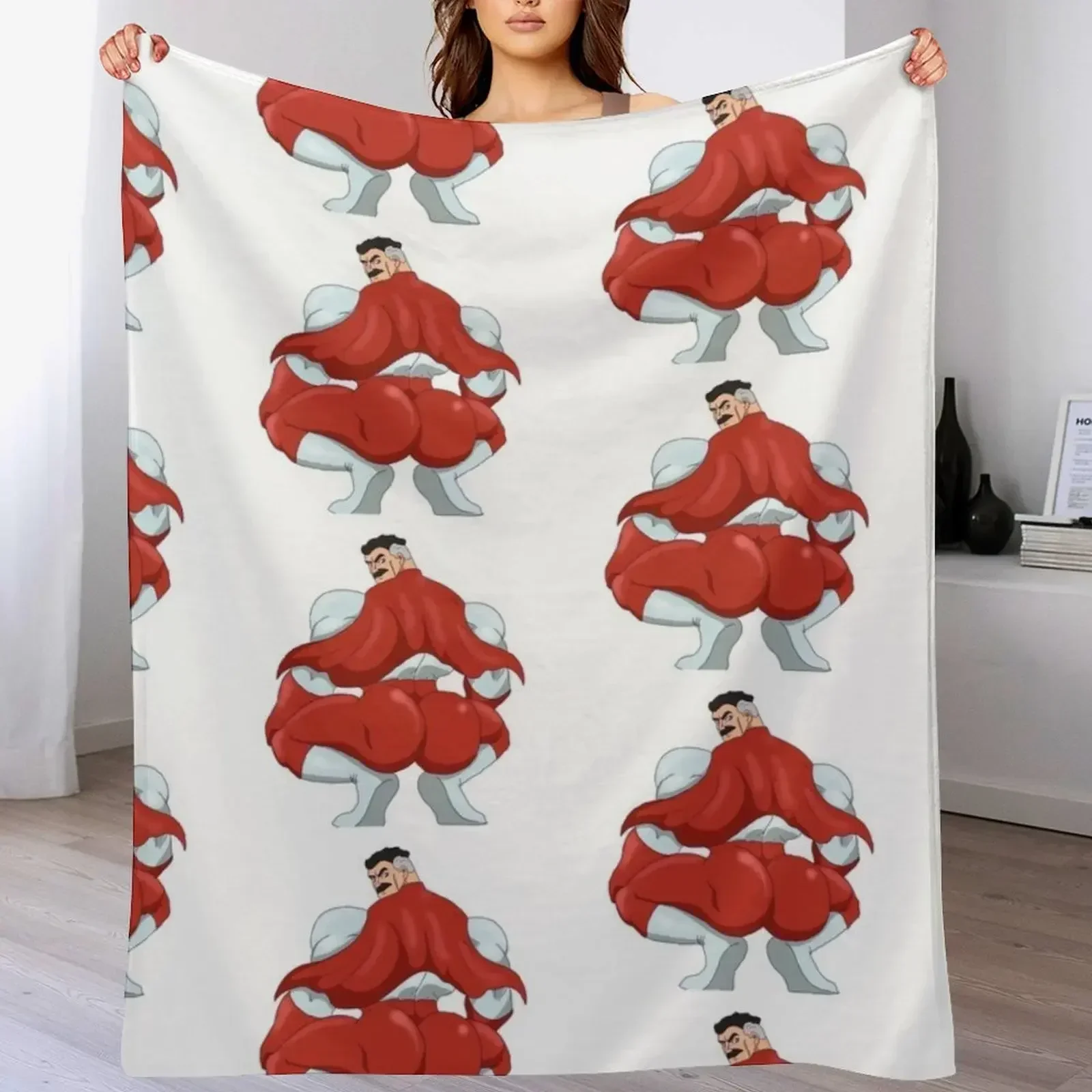 Непобедимый think mark thicc booty Omni Man Плед Тонкий спальный мешок Меховые одеяла