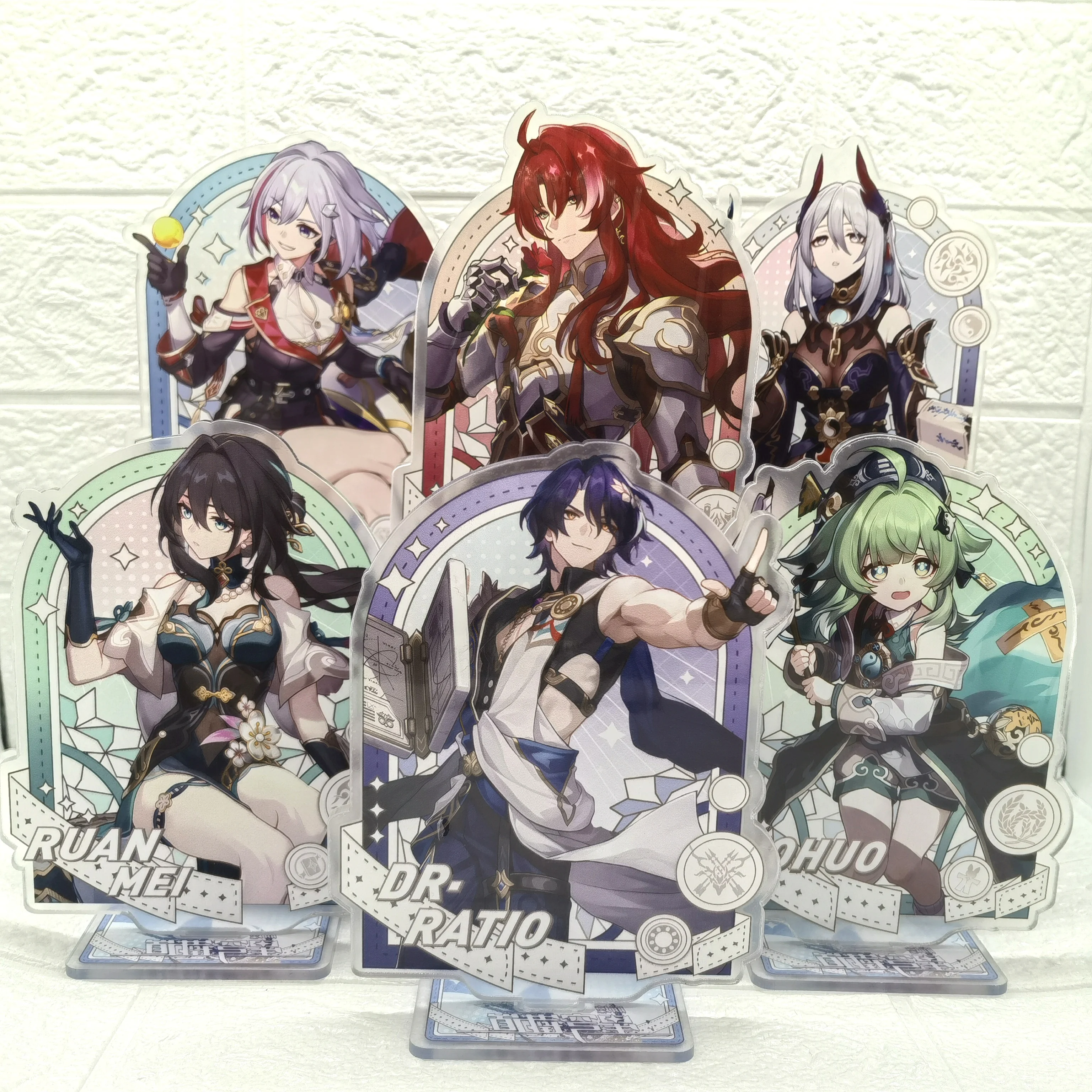 Игра StarRail Рисунок Jingliu Topaz Black Swan Blade DR.RATIO Kafka Lunae Sunday Акриловая подставка Модель