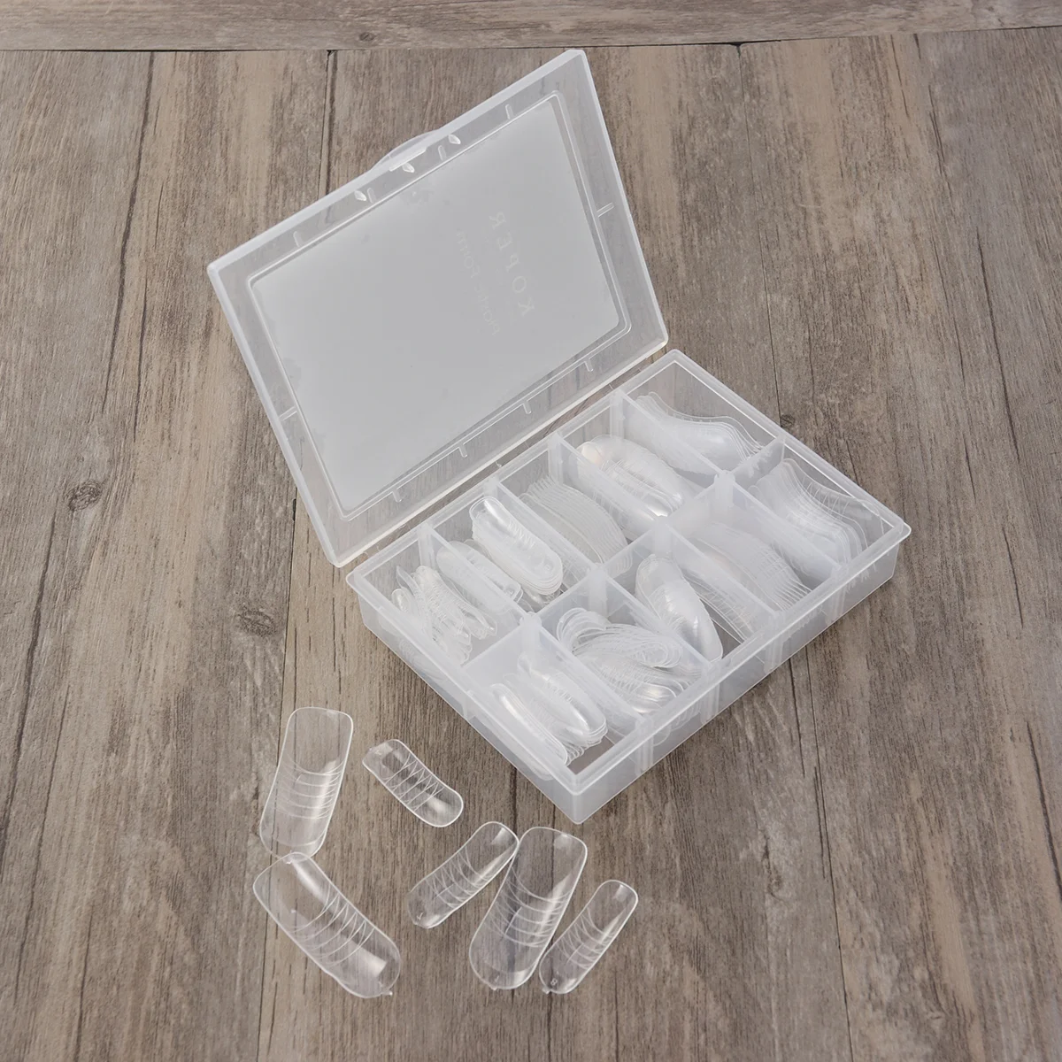 

140PCS False Nail Tips Nail Extension Set Clear False Nail Kits Nail Extension Tools for