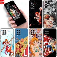 anime one piece luffy nami case for samsung galaxy a12 a13 a21s a22 a23 a31 a32 a33 a50 a51 a52 s a53 a70 a71 a72 a73 5g cover