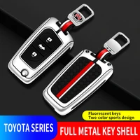 car remote key cover case shell fob for toyota auris corolla avensis verso yaris aygo scion tc im camry rav4 forturner hilux