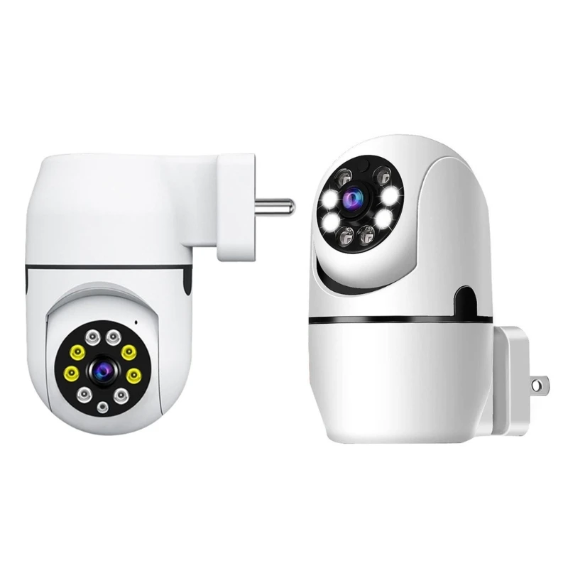 Plug-in Baby Monitor Wireless Security Camera Support 2-Way Talk Night-Vision APP Remote Monitoring Home Security System