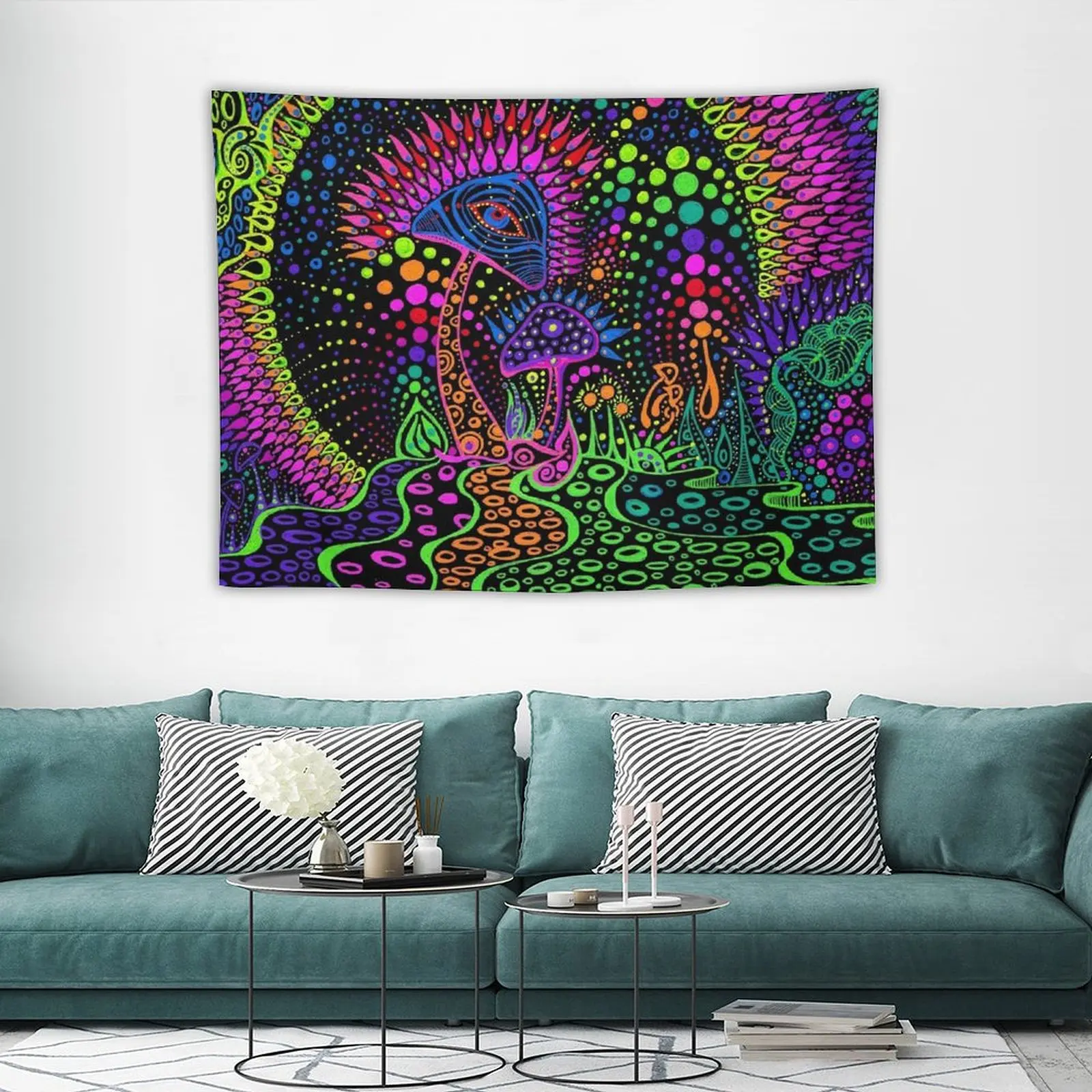 Гобелен из грибной лавы украшения для улицы комнатный гобелен