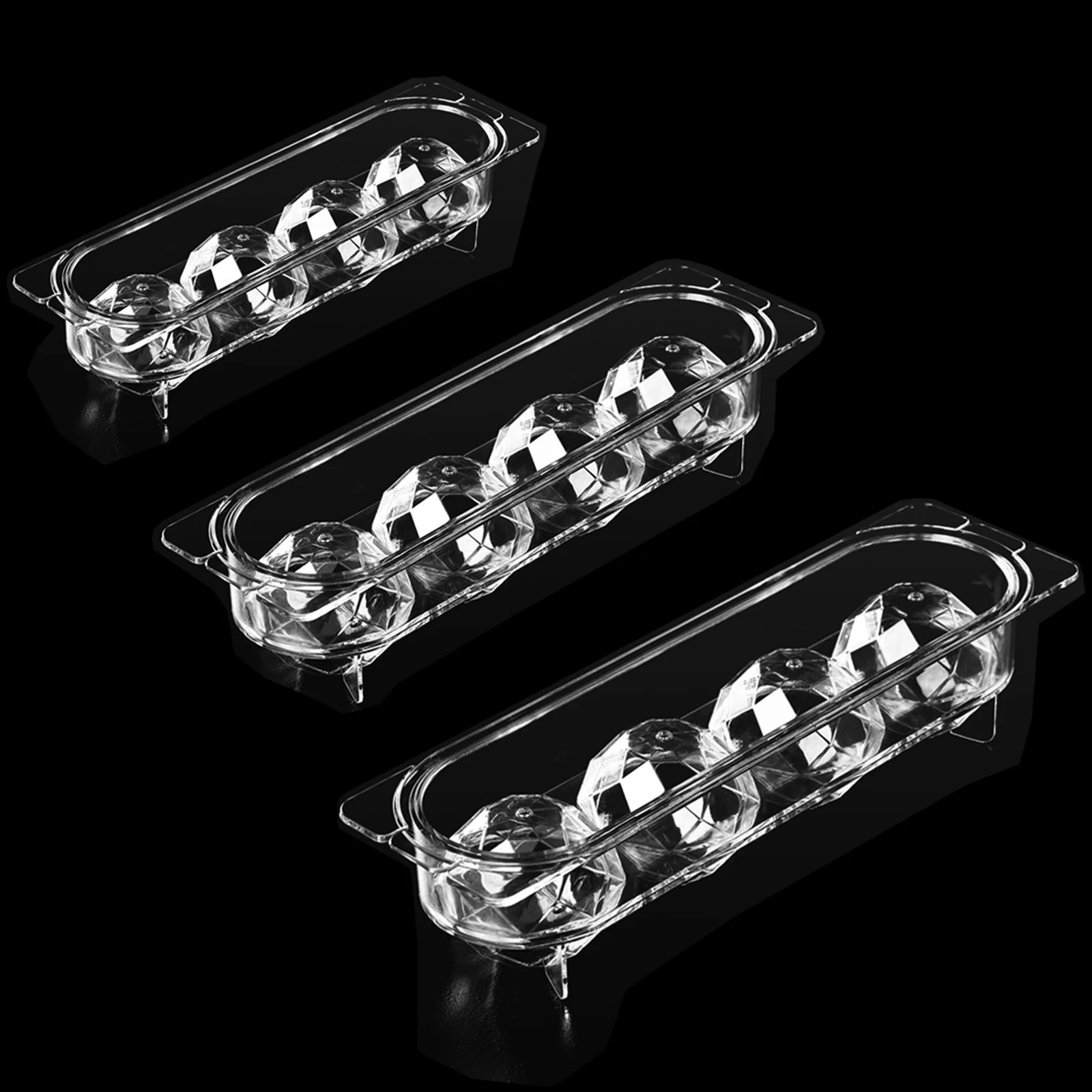 

3 шт., формочки для льда с крышкой, 3 размера