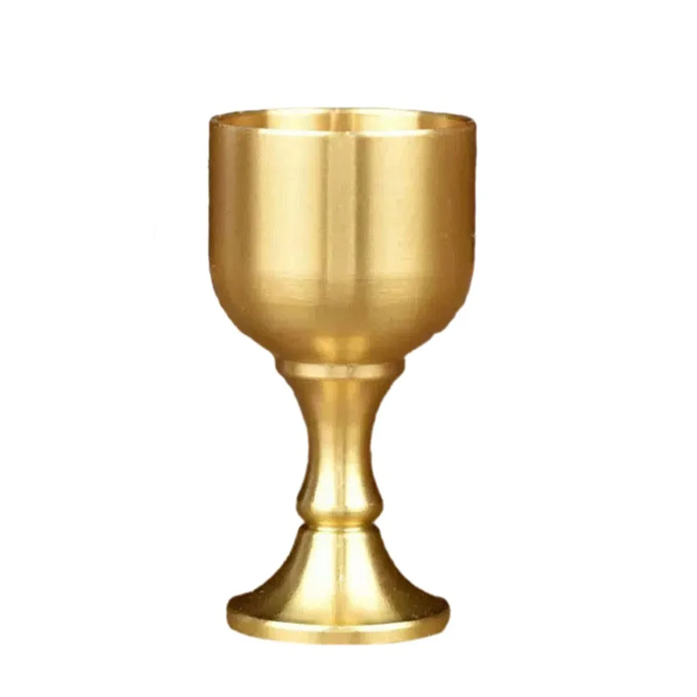 Kitchen Bar Wine Set For Home Home Supplies Wine Glass High Foot Wine Cup 50ml Brass Household Bar Home Kitchen