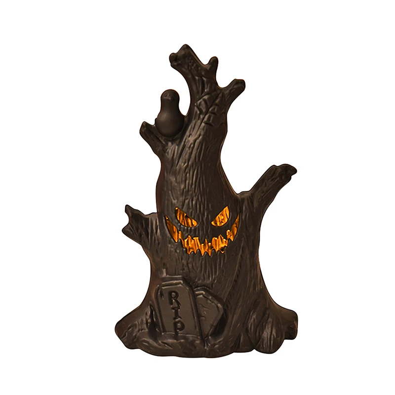 Привидение на Хэллоуин дерево светодиодные светящиеся привидения ужасная