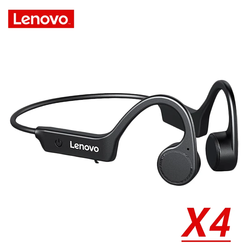 

Lenovo Bone Conduction Earphones X4 X5 Bluetooth 5.0 Hifi Ear-hook Wireless Headset With Mic IP56 Waterproof Earbud Headphone