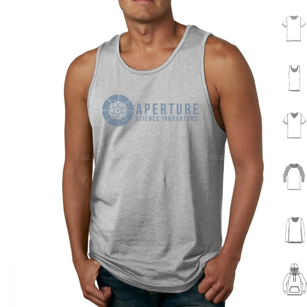 

Portal-Aperture Science Tank Tops Print Cotton Portal Gaming Geek Nerd Game