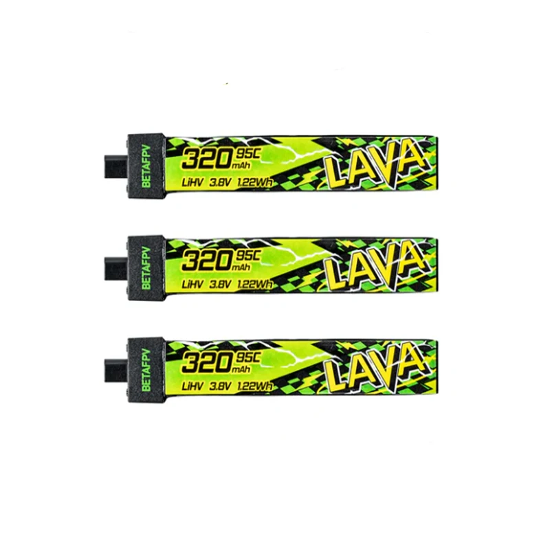 Фото Аккумулятор 1S 3.8V 320mAh 95C BETAFPV LAVA II с разъемом BT2.0, совместимый с квадрокоптерами Air65, Meteor65 Pro и Cetus FPV Tiny Whoop №4