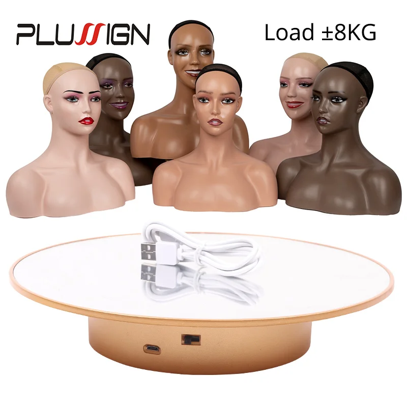 Моторизованный вращающийся поворотный стол Plussign на 360 градусов витрина для