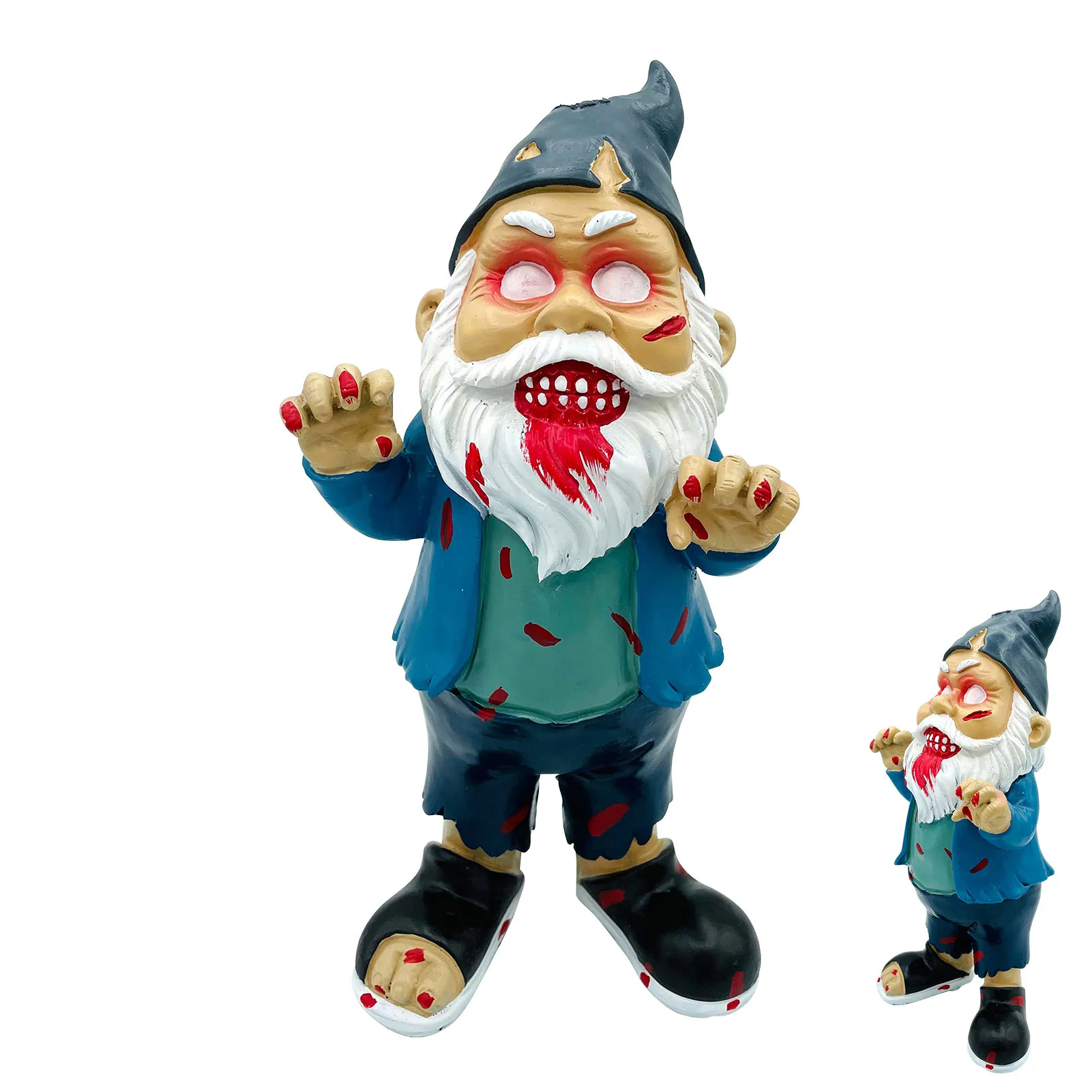 

Scary Garden Gnomes Resin Scary Crawling Zombie Garden Gnomes Decor Figurine Dwarf Outdoor Statues For Garden Sculptures &