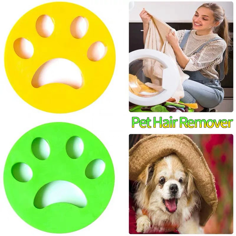 

Pet Hair Remover Brush Portable Lint Remover Silicone Adhesive Pet Fur Washing Washing Machine Cleaning Dog Accessories